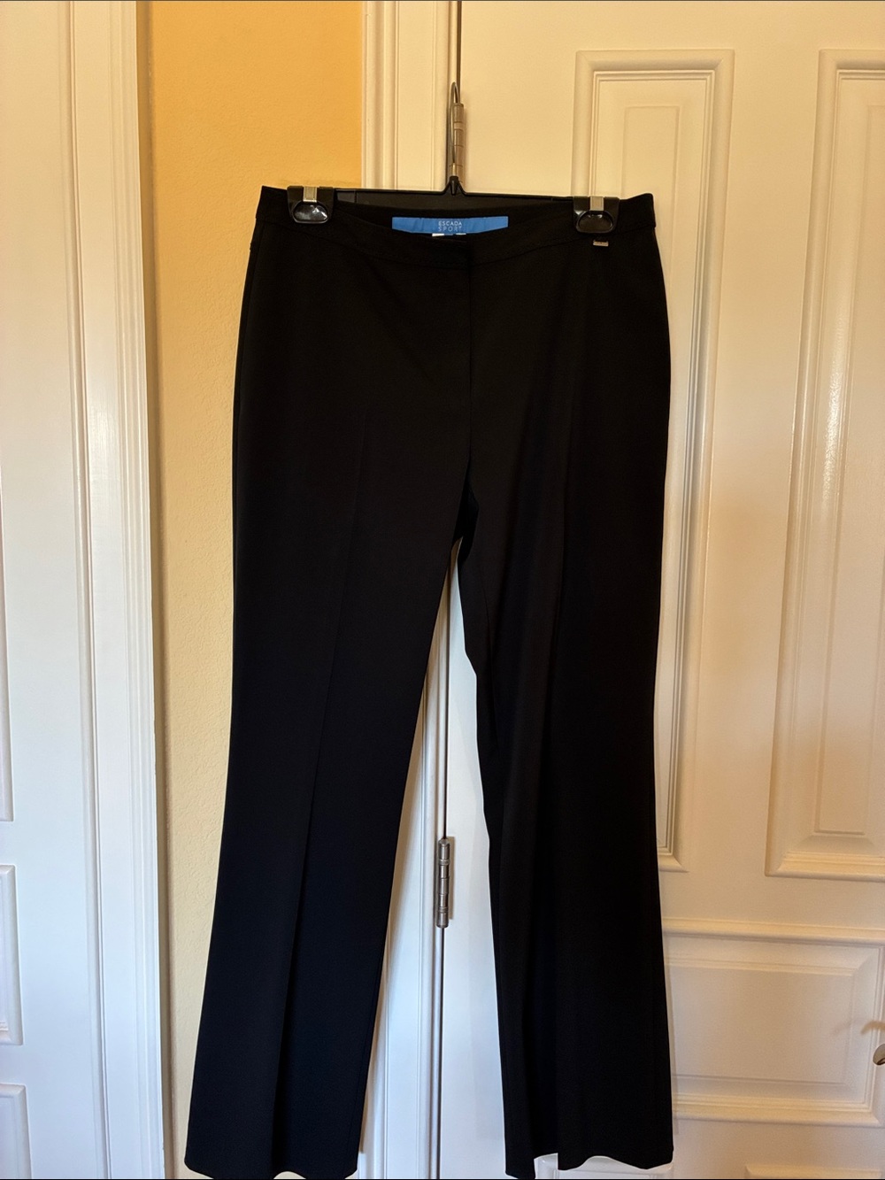Escada Black Boot Cut Dress Pants